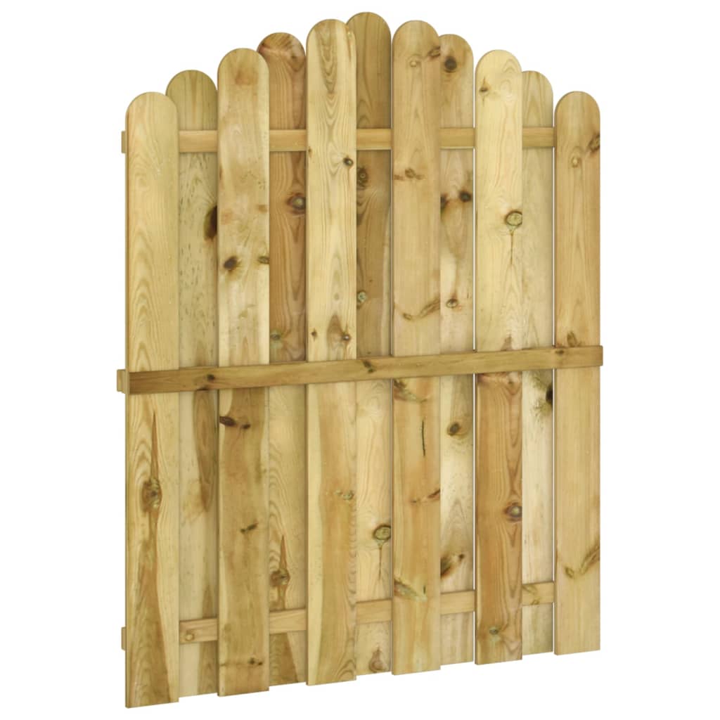 Vrtna vrata od impregnirane borovine 100 x 125 cm
