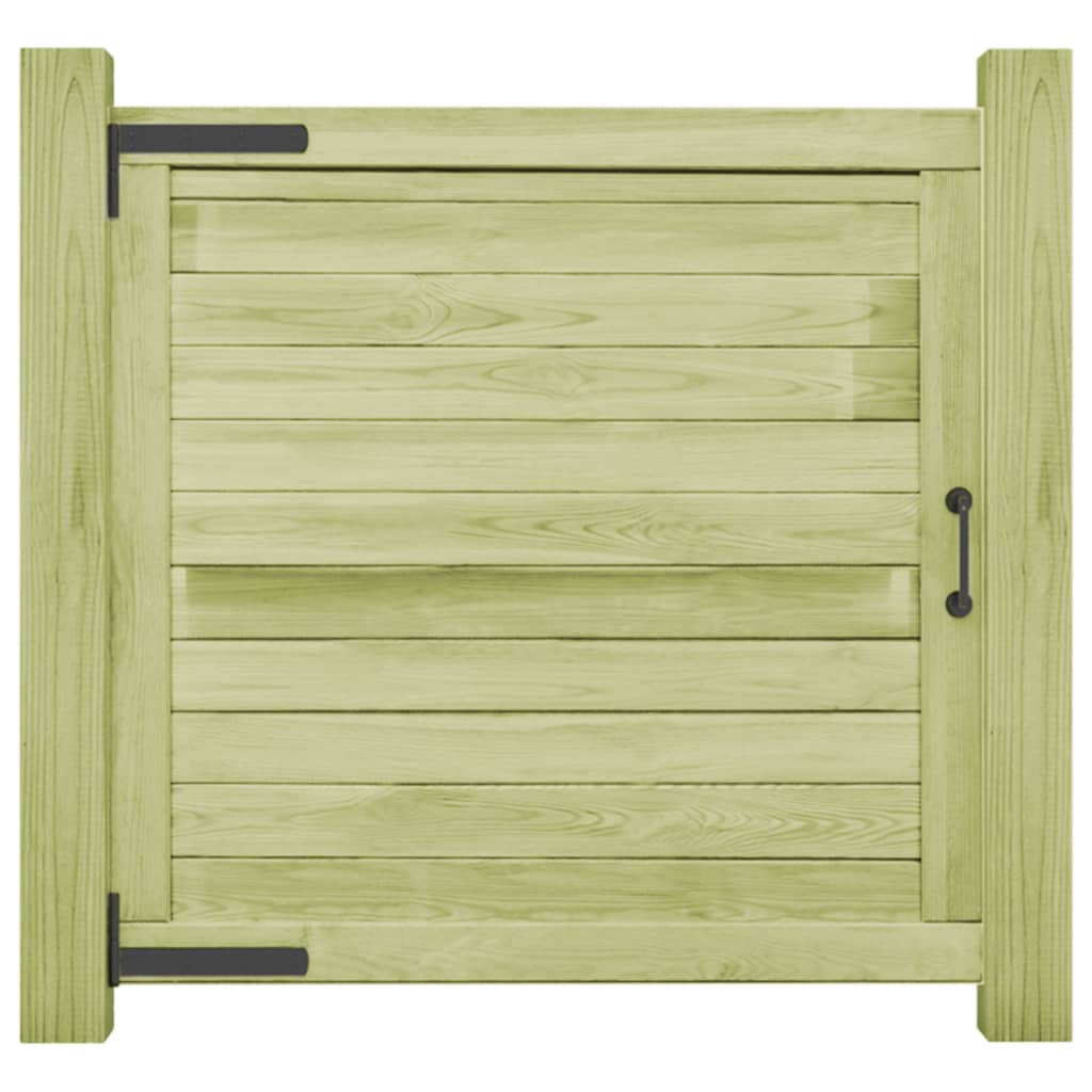 Vrtna vrata od impregnirane borovine 100 x 100 cm