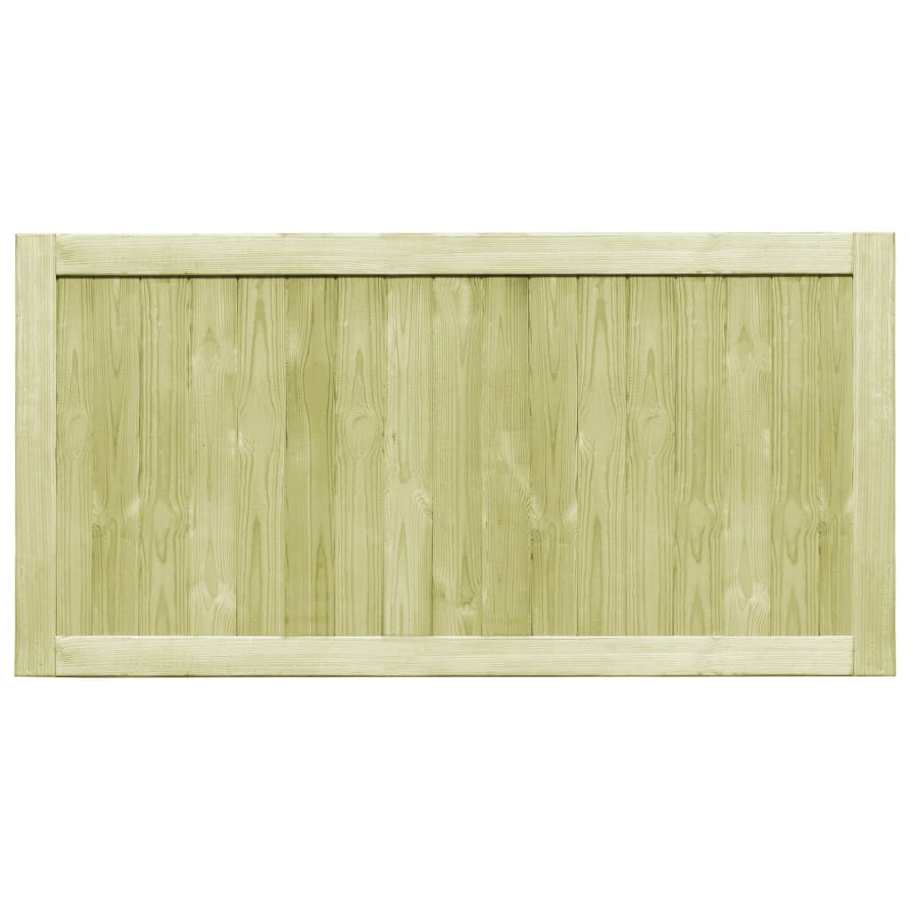 Vrtna vrata 2 kom od impregnirane borovine 300 x 75 cm