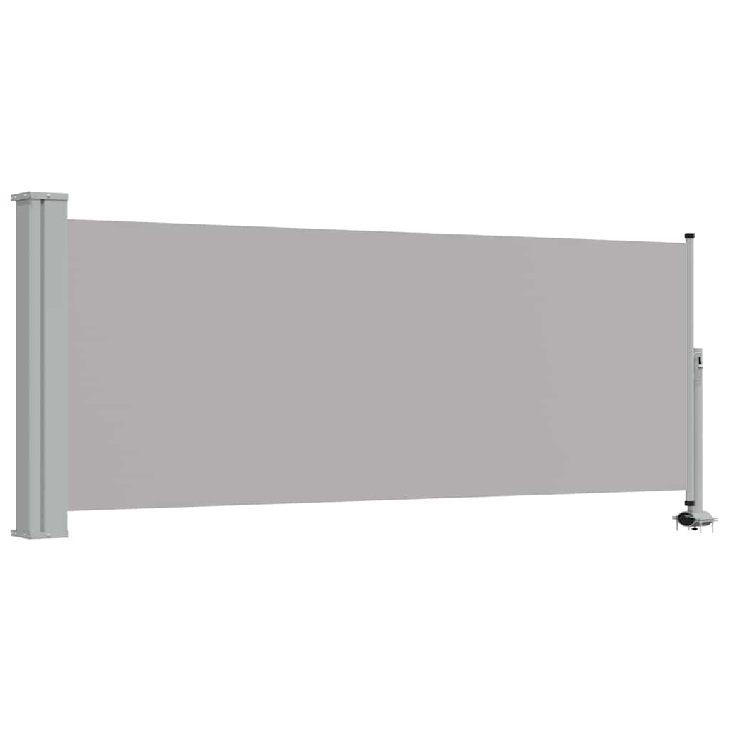 Uvlačiva bočna tenda za terasu 100 x 300 cm siva