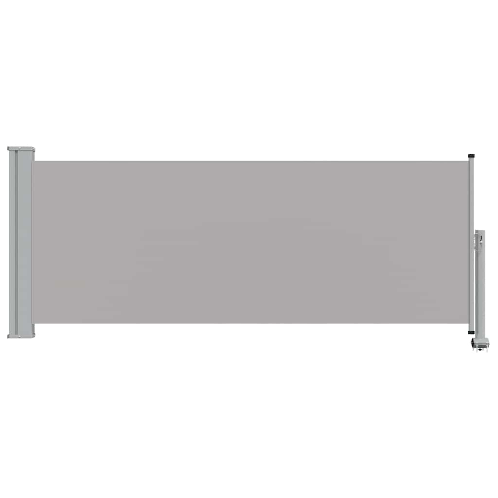 Uvlačiva bočna tenda za terasu 100 x 300 cm siva