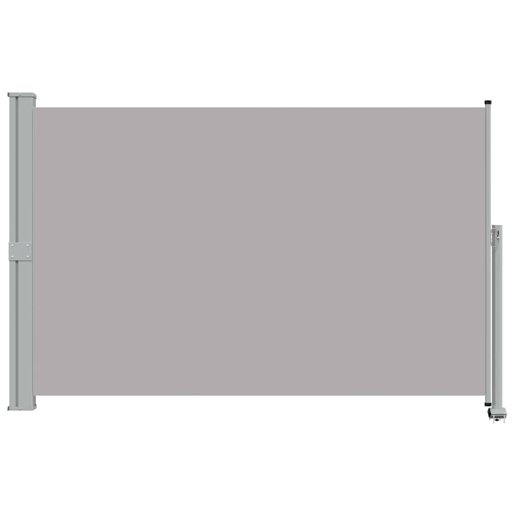 Uvlačiva bočna tenda za terasu 160 x 300 cm siva