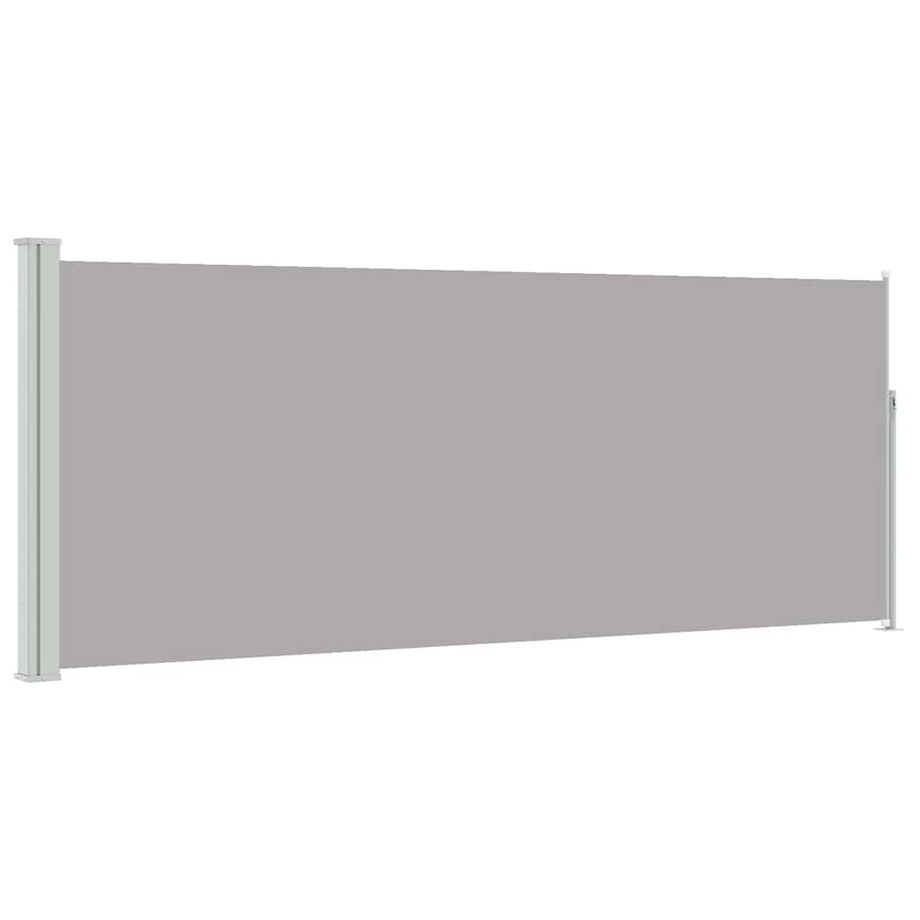Uvlačiva bočna tenda 120 x 300 cm siva