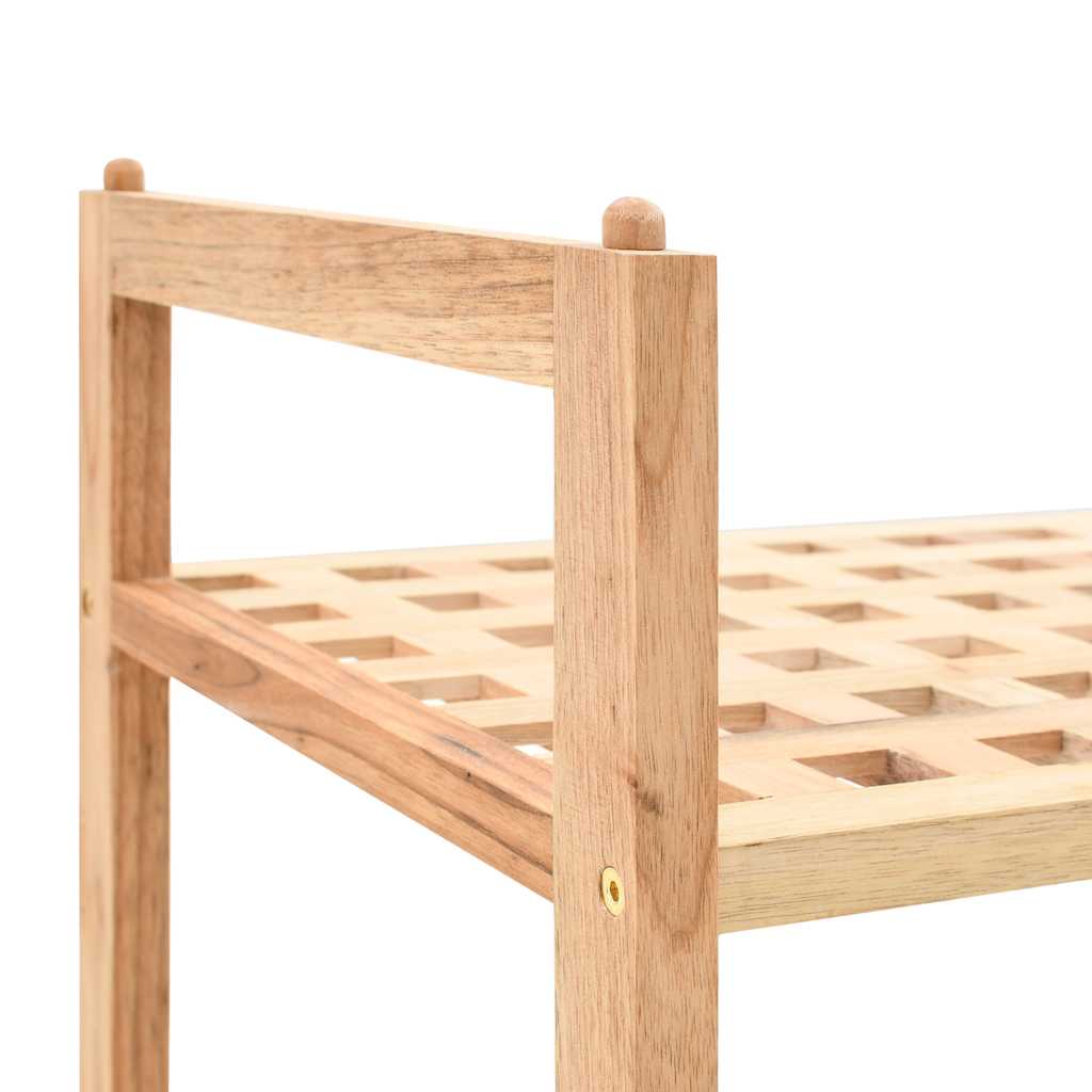 Stalak za cipele od masivnog orahovog drva 69 x 26 x 81 cm