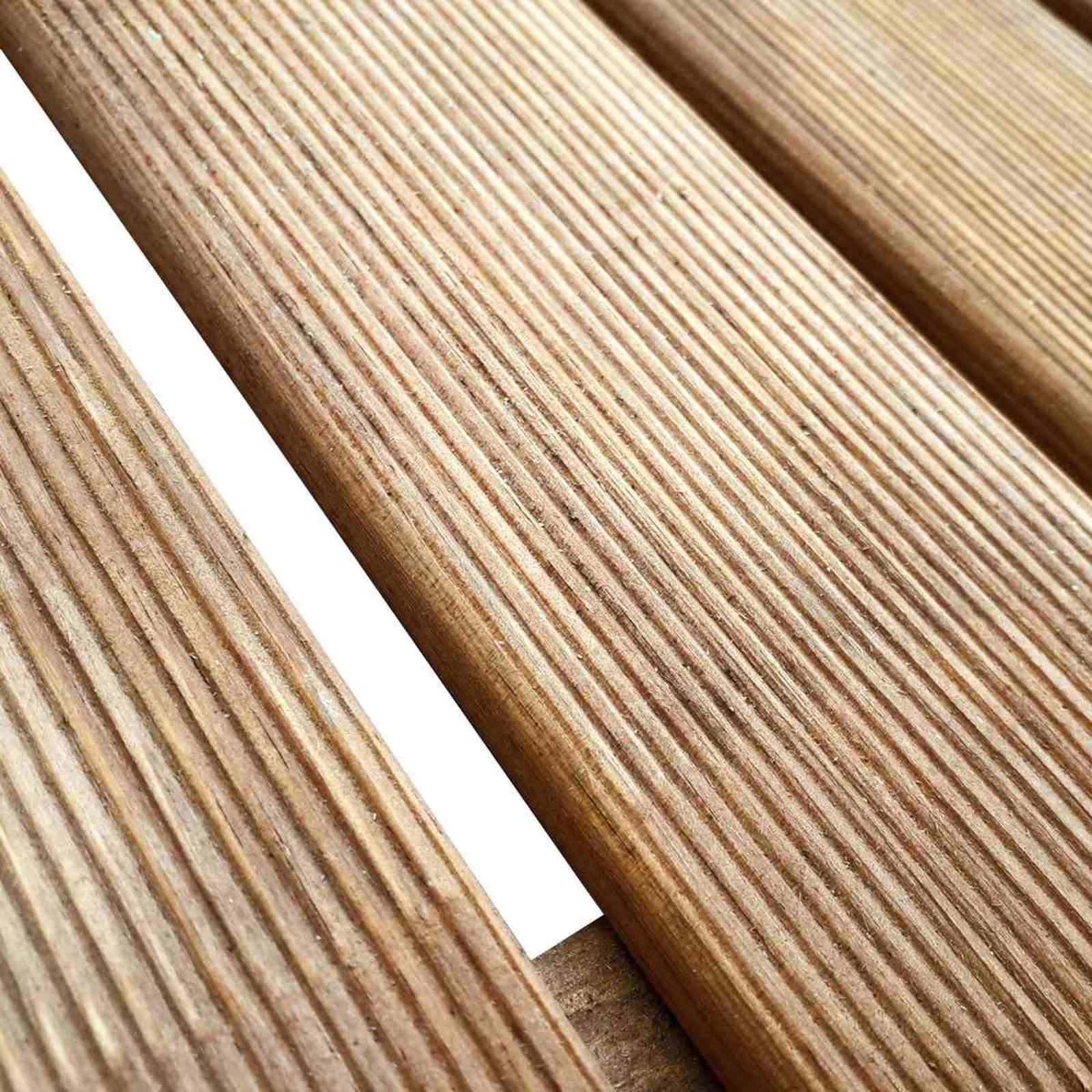 Pločice za decking 6 pcs Smeđa 50 x 50 cm