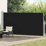 Uvlačiva bočna tenda 160 x 500 cm crna