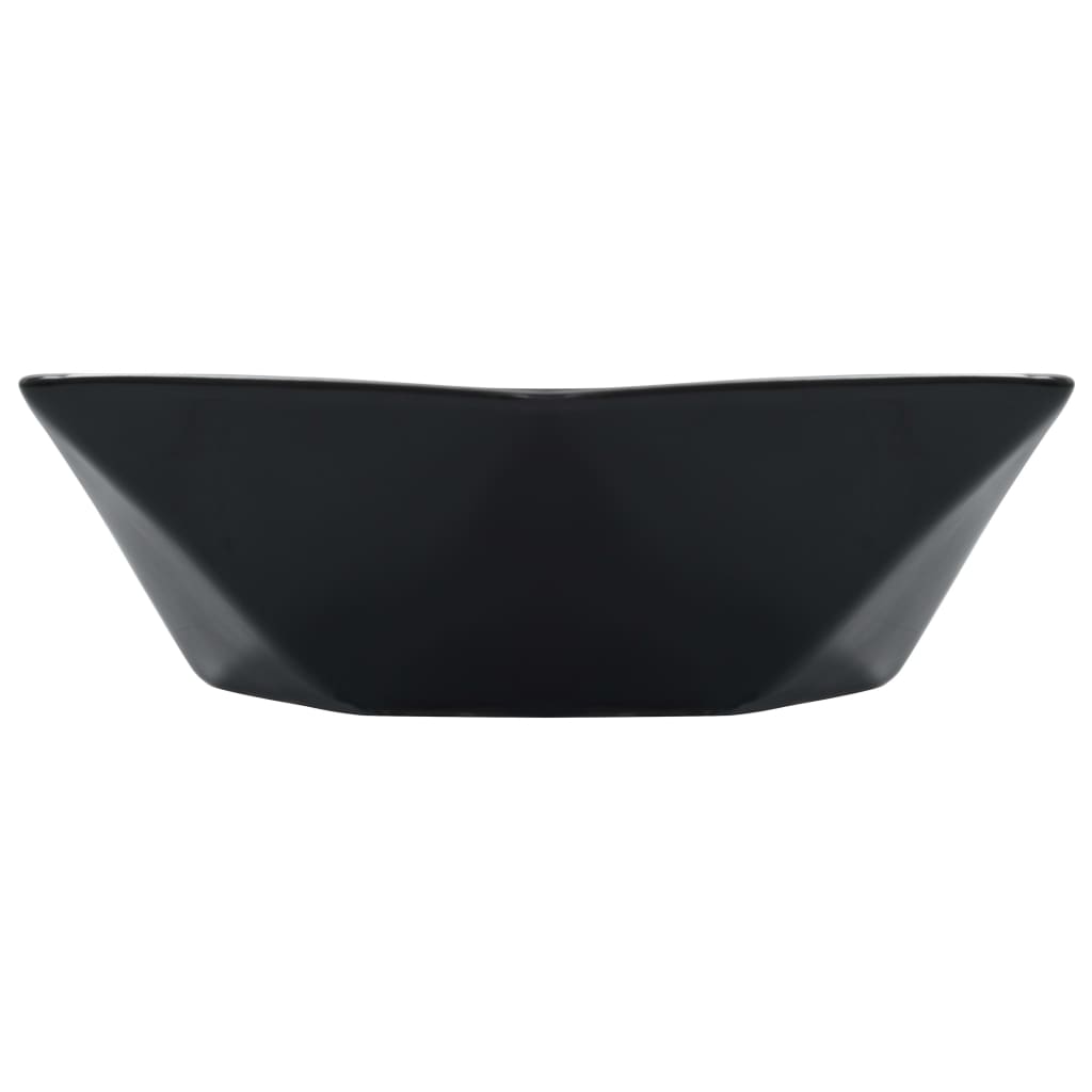 Umivaonik 41 x 36,5 x 12 cm keramički crni