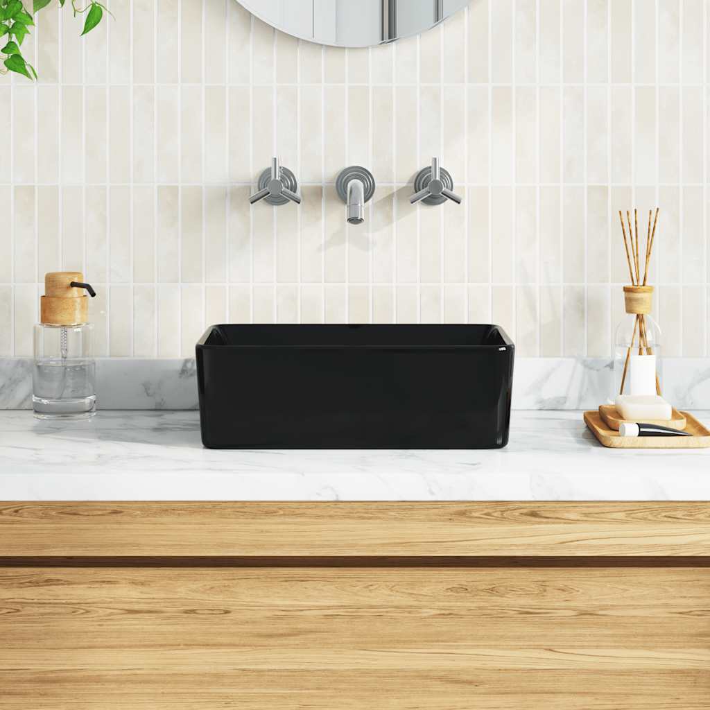 Umivaonik 40 x 30 x 13 cm keramički crni