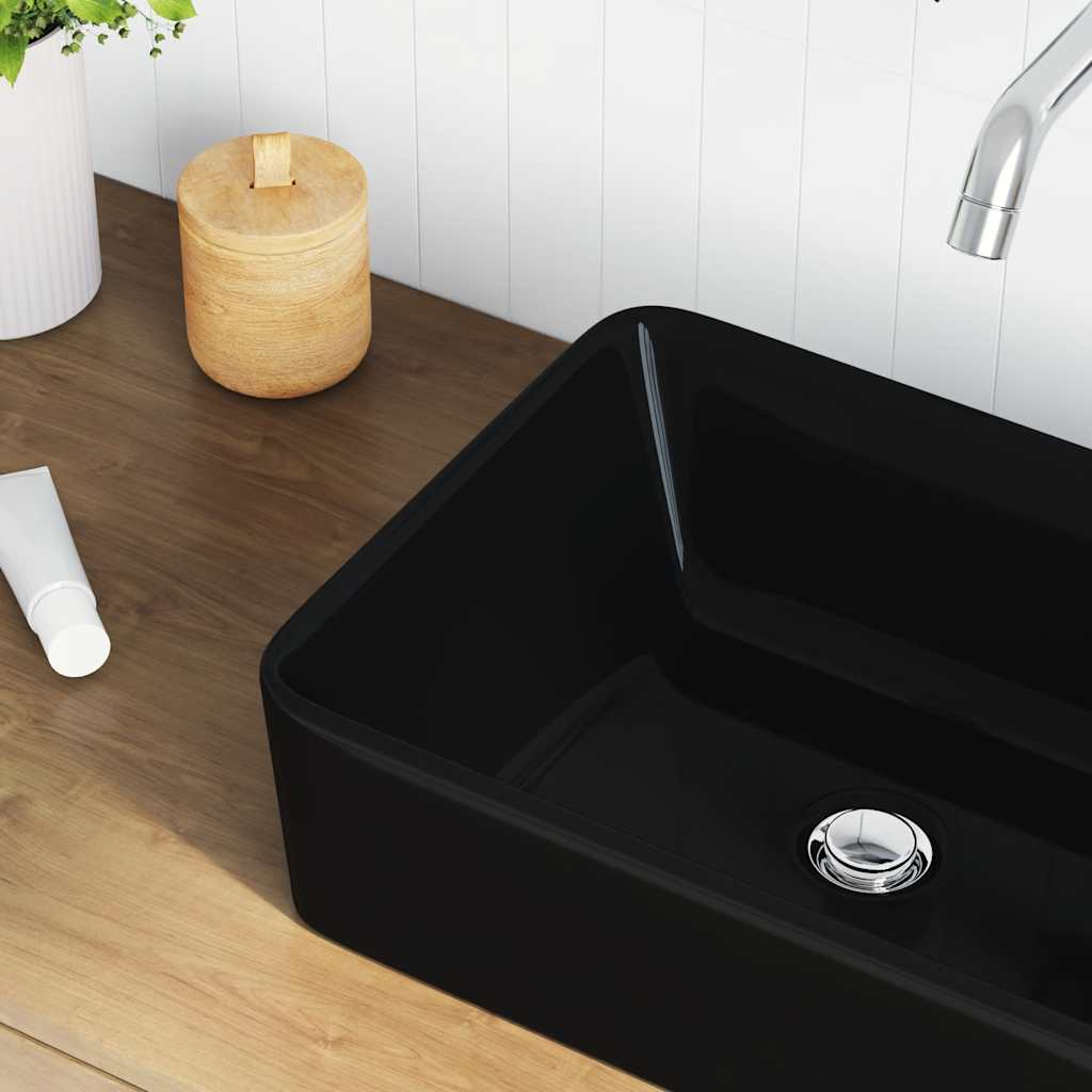 Umivaonik 40 x 30 x 13 cm keramički crni