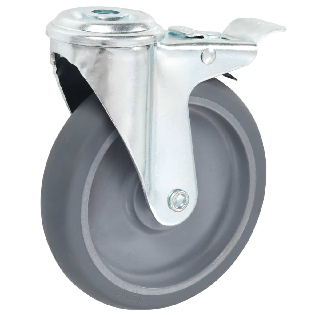Okretni kotačići s otvorom za vijke 4 kom 125 mm