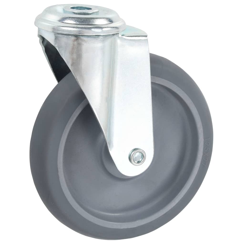 Okretni kotačići s otvorom za vijke 4 kom 125 mm