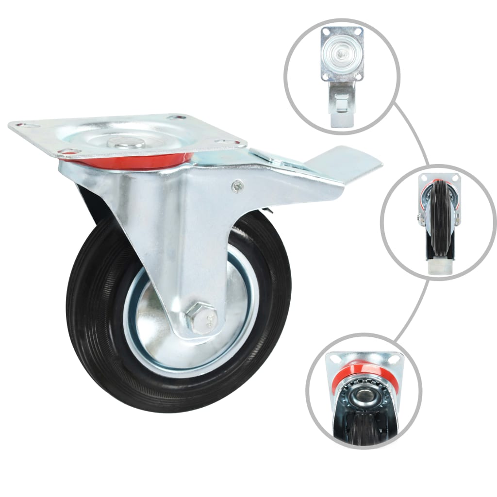 Okretni kotačići 4 kom 160 mm