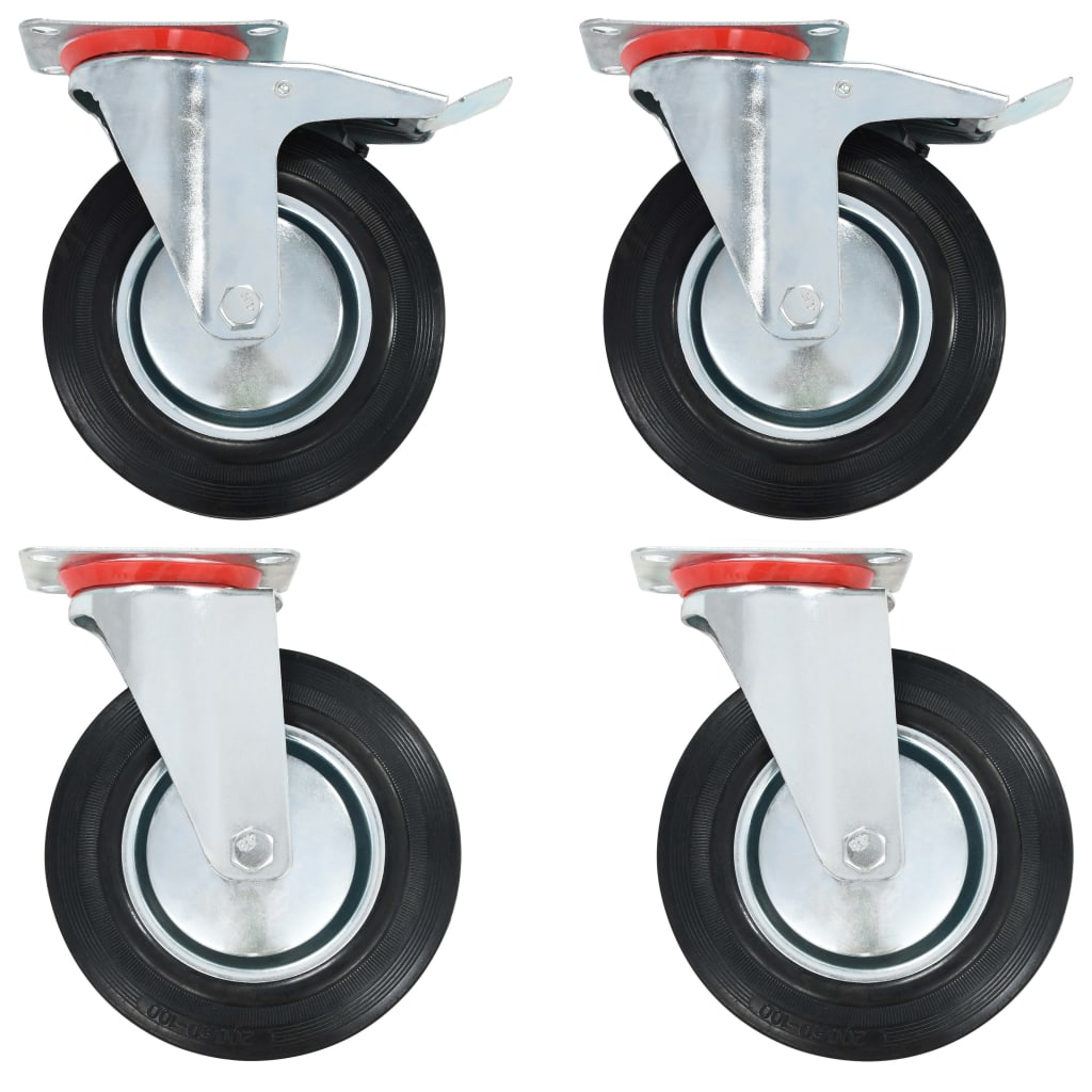Okretni kotačići 4 kom 200 mm