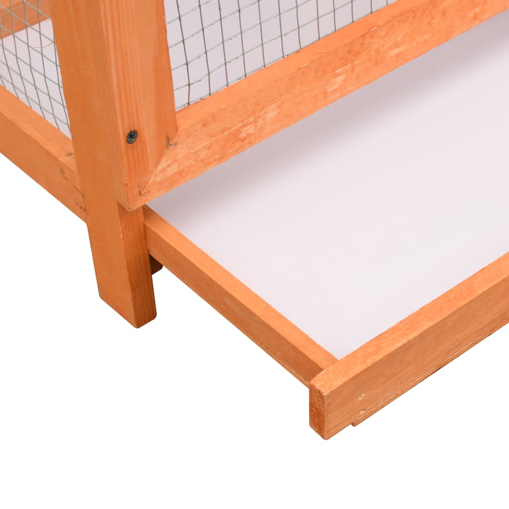 Kavez za ptice od masivne borovine i jelovine 125,5x59,5x164 cm