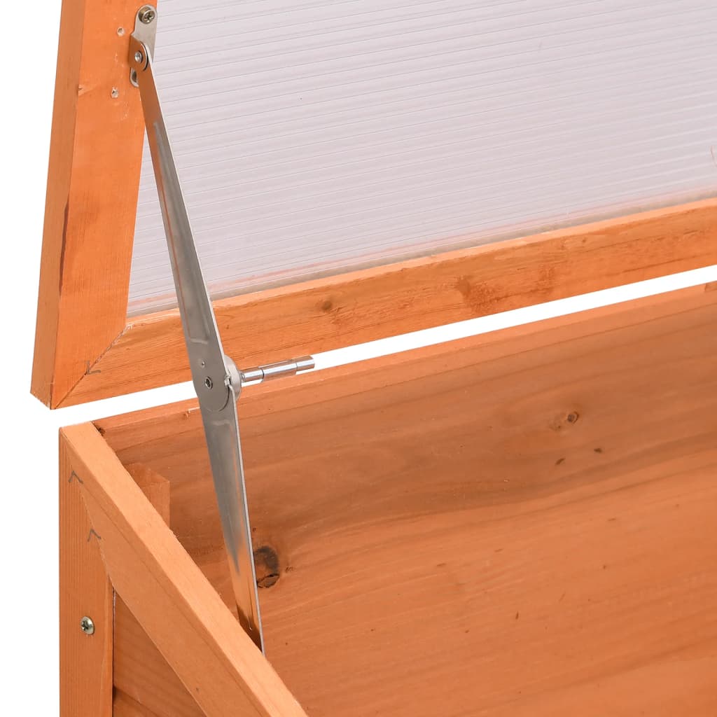 Staklenik od drva 180 x 57 x 62 cm