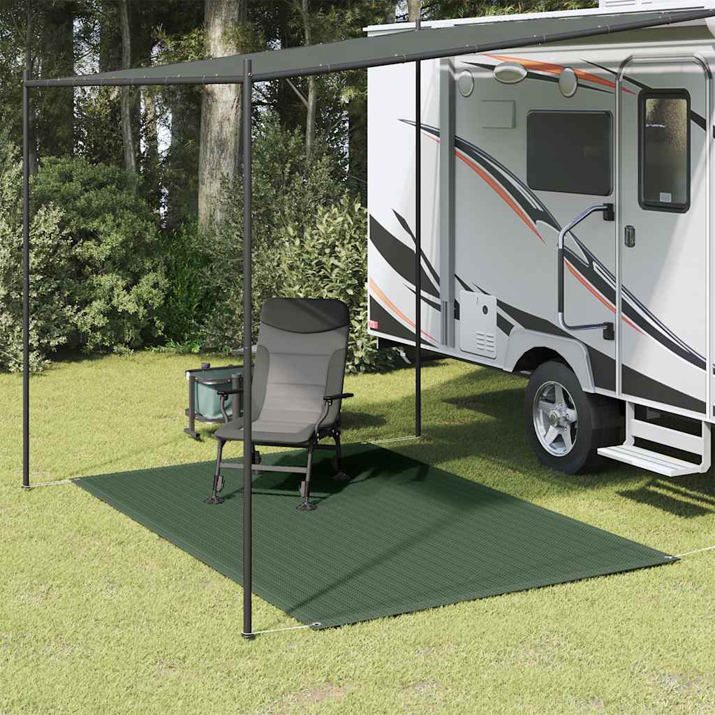 Tepih za šator 250 x 300 cm HDPE zeleni