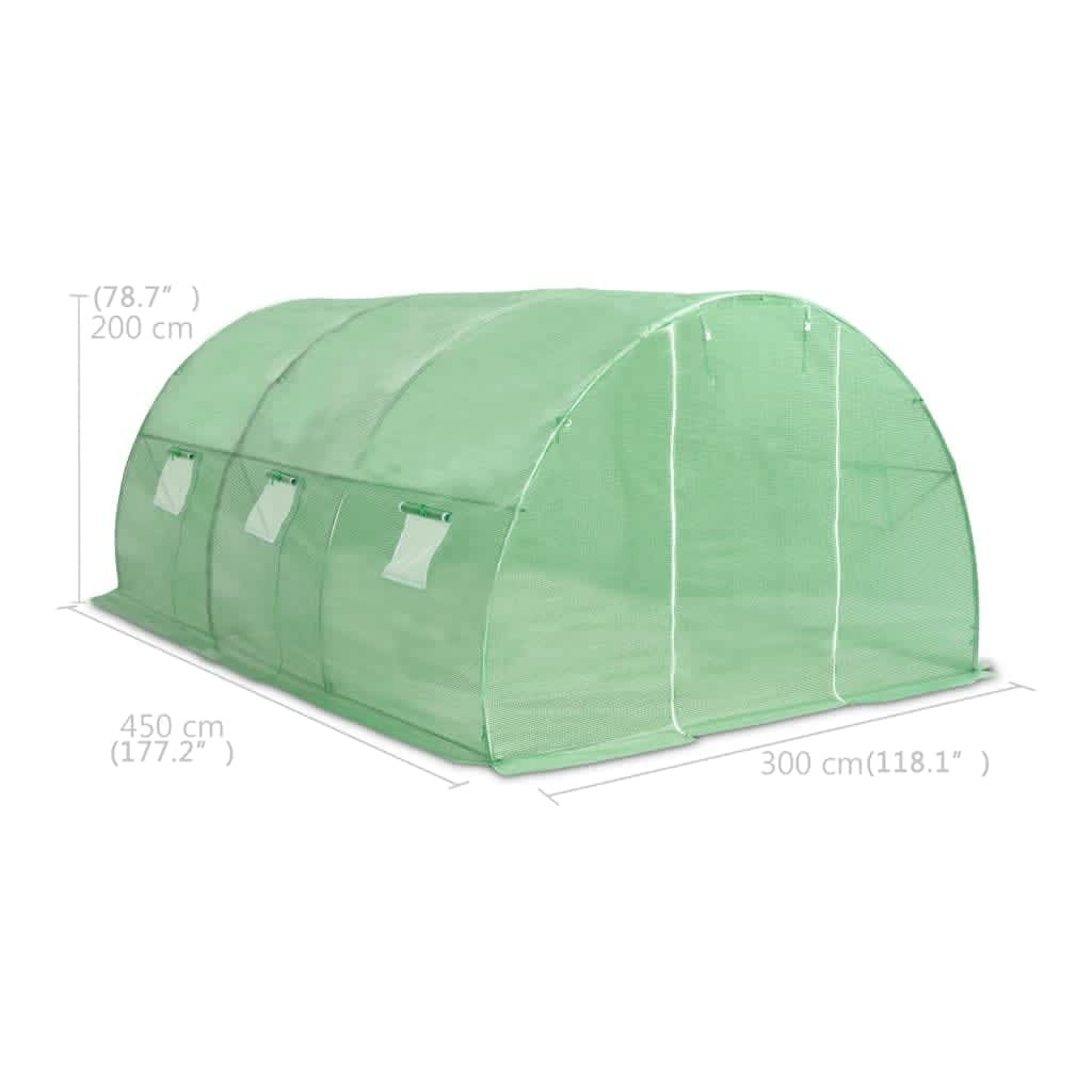 Plastenik 13,5 m² 450 x 300 x 200 cm