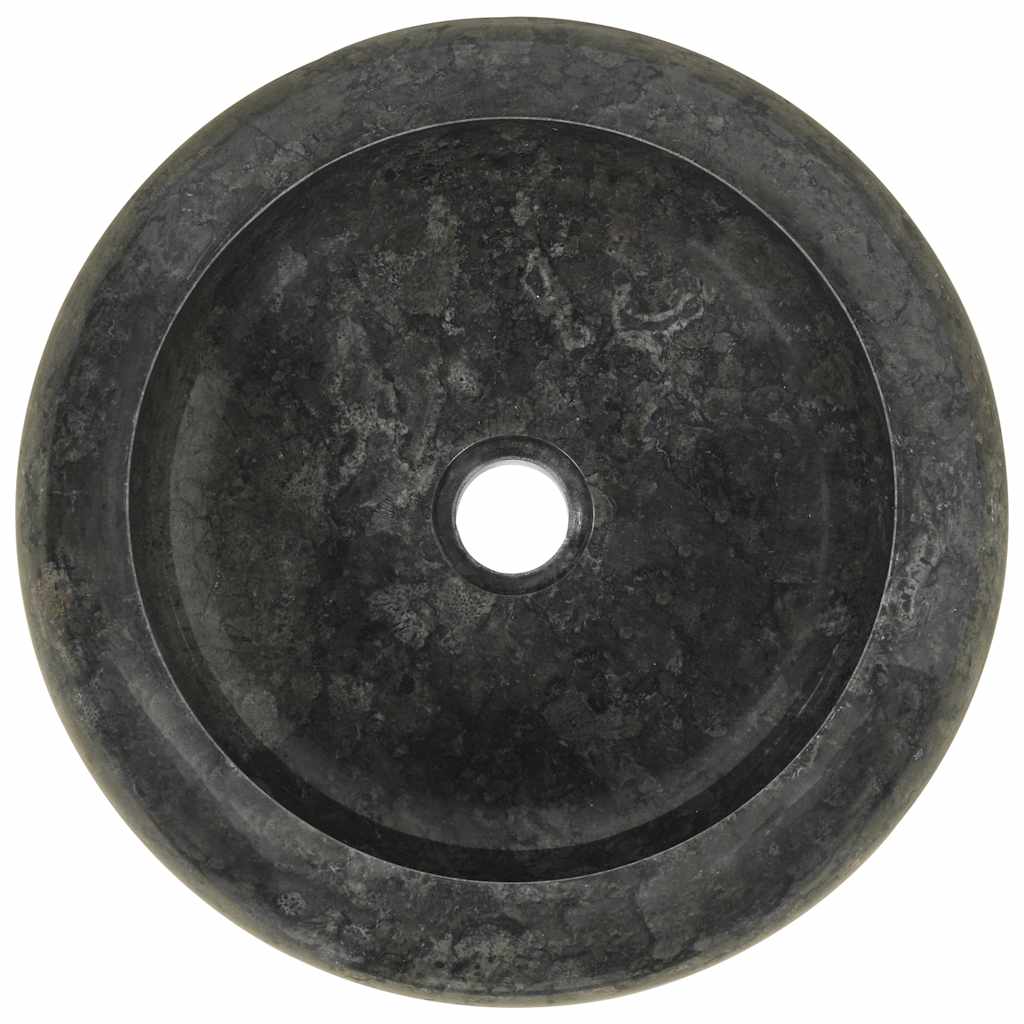 Umivaonik 40 x 12 cm mramorni crni