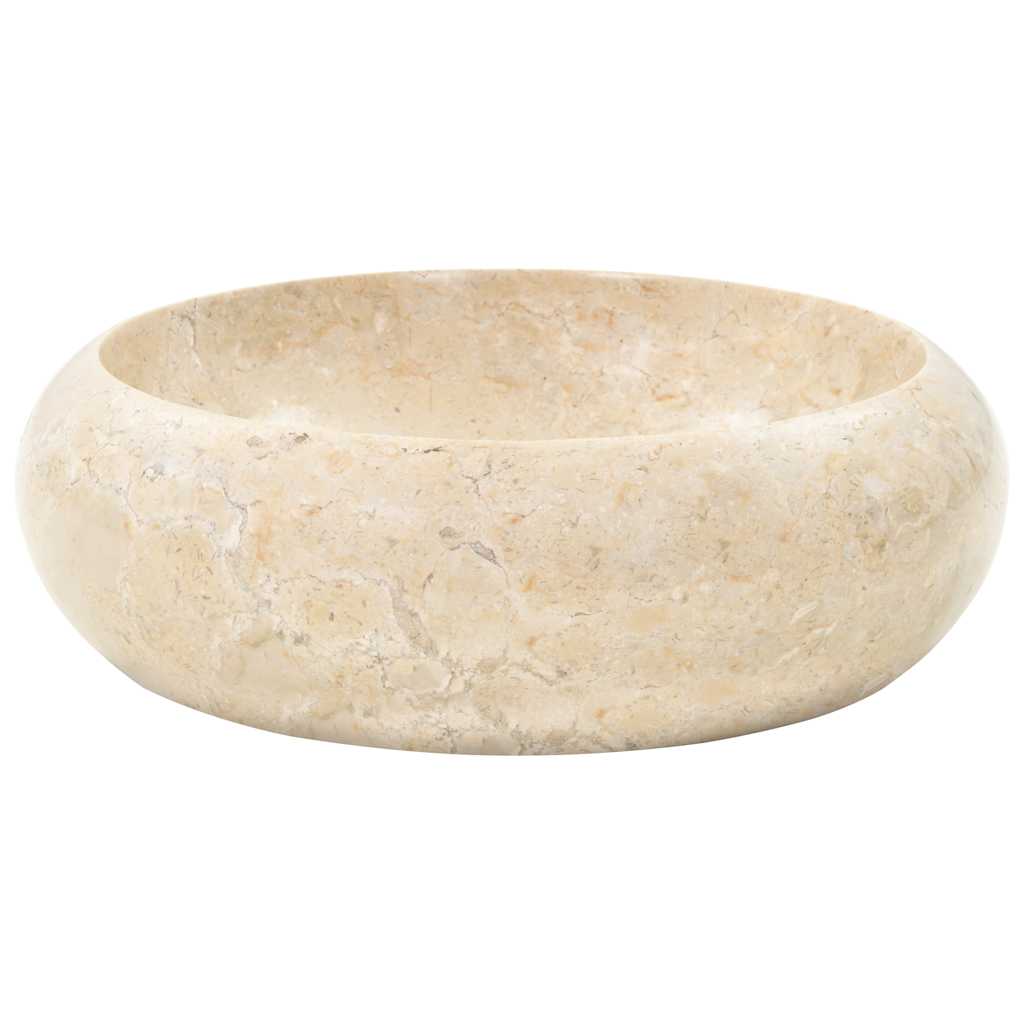 Umivaonik 40 x 12 cm mramorni krem
