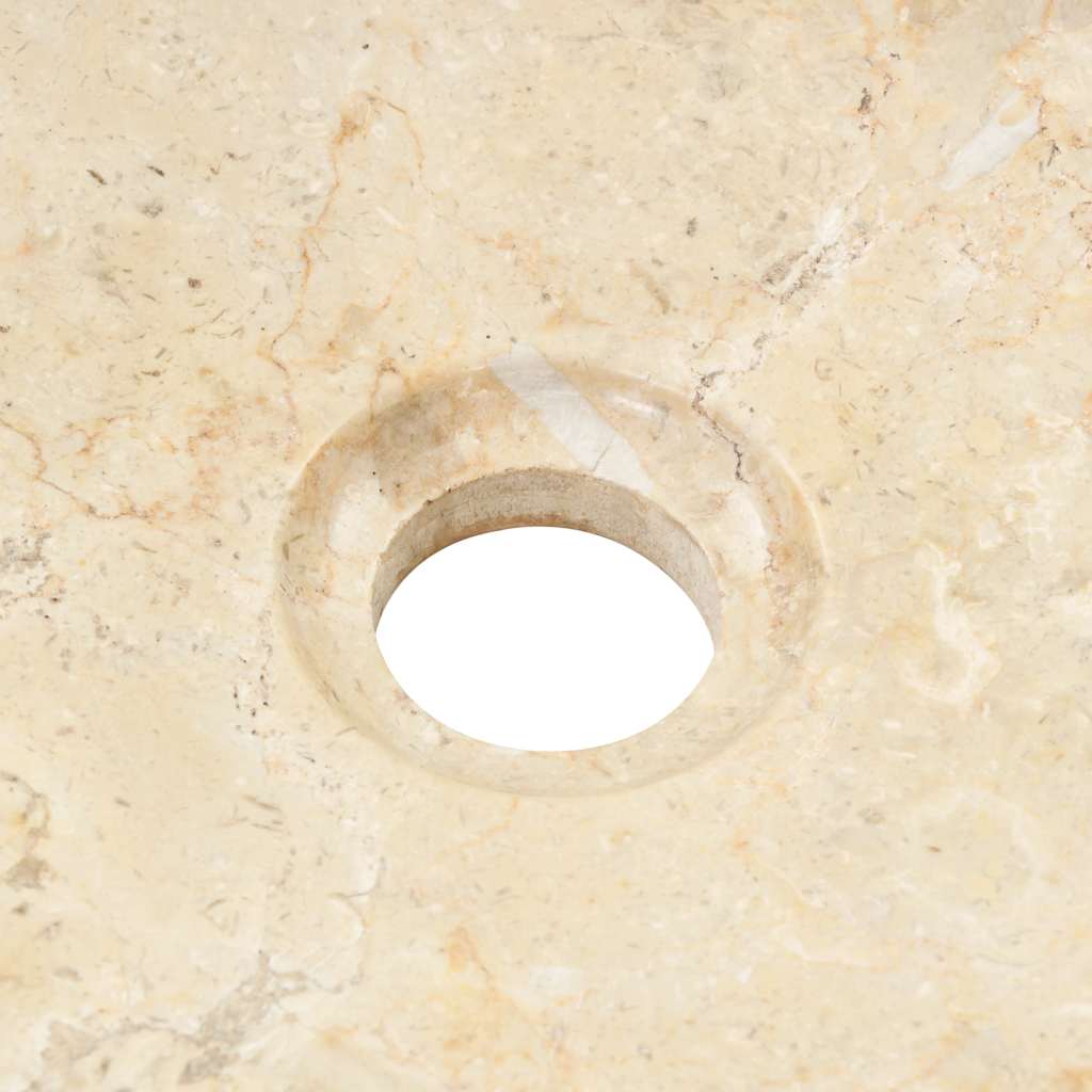 Umivaonik 40 x 12 cm mramorni krem