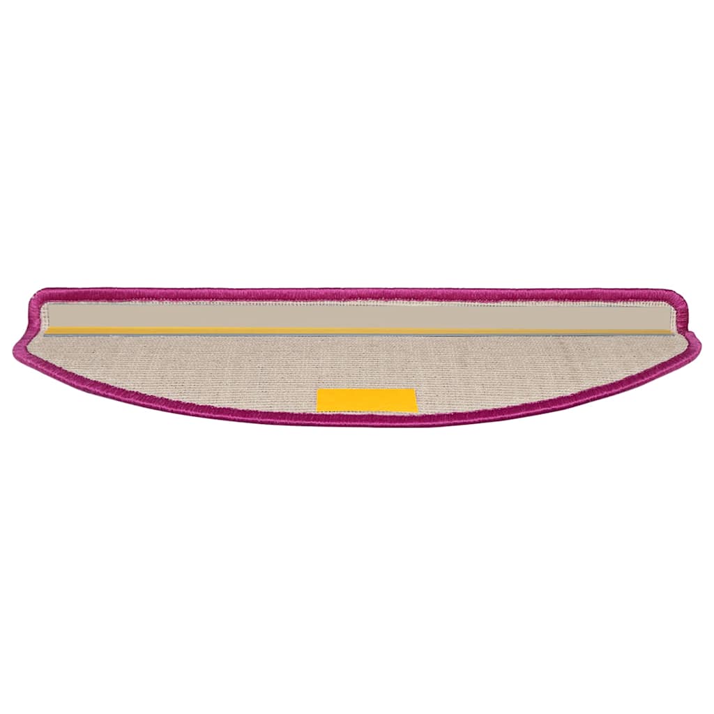 Prostirke za stepenice 15 kom 65x21x4 cm ljubičaste poluokrugle velike