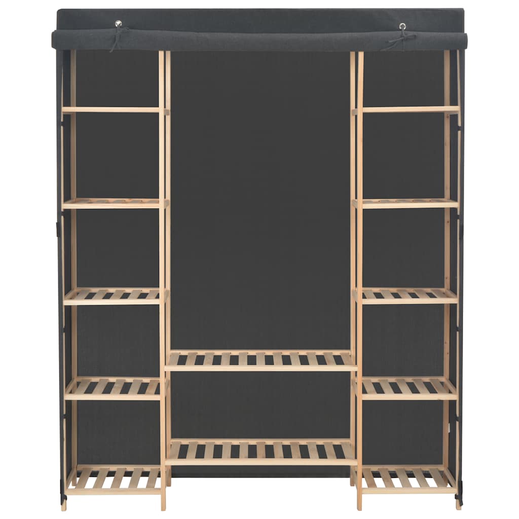 Ormar od tkanine sivi 135 x 40 x 170 cm