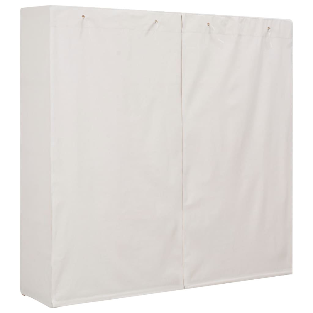 Ormar od tkanine bijeli 173 x 40 x 170 cm