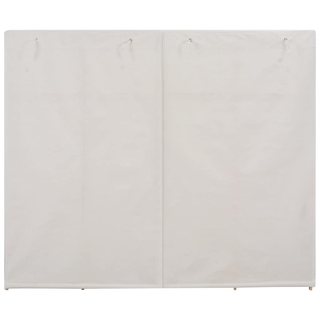 Ormar od tkanine bijeli 200 x 40 x 170 cm