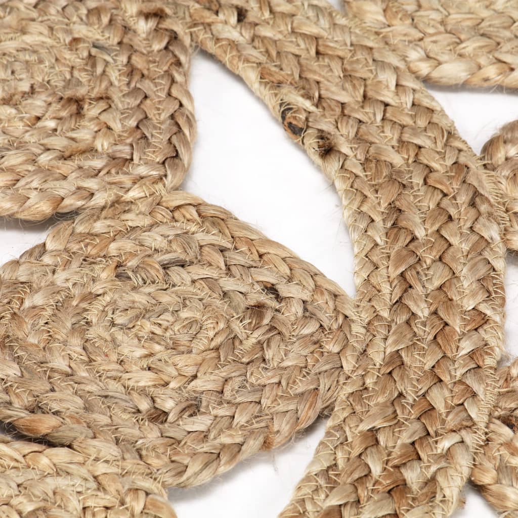 Ručno rađeni pleteni tepih od jute 120 cm