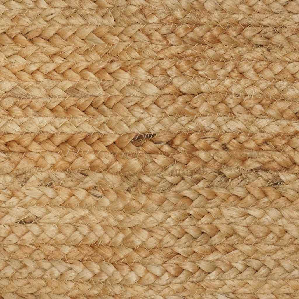 Ručno rađeni tepih od jute prirodne boje 160 x 230 cm