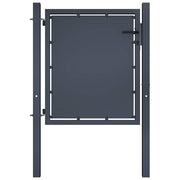 Vrtna vrata Čelik 100x100 cm Antracit