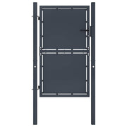 Vrtna vrata Čelik 100x150 cm Antracit