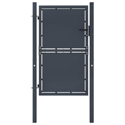 Vrtna vrata Čelik 100x175 cm Antracit