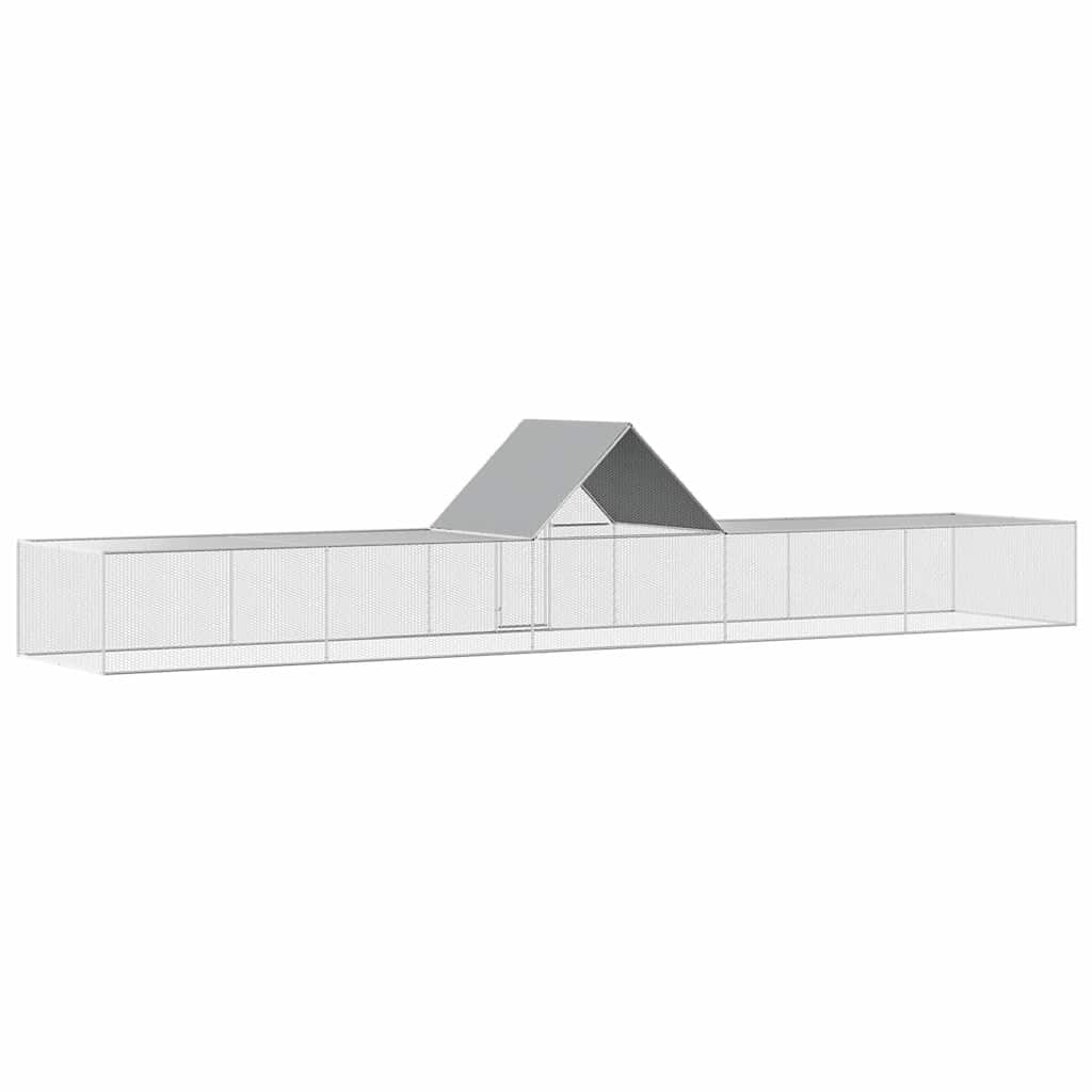 Kokošinjac od pocinčanog čelika 10 x 2 x 2 m