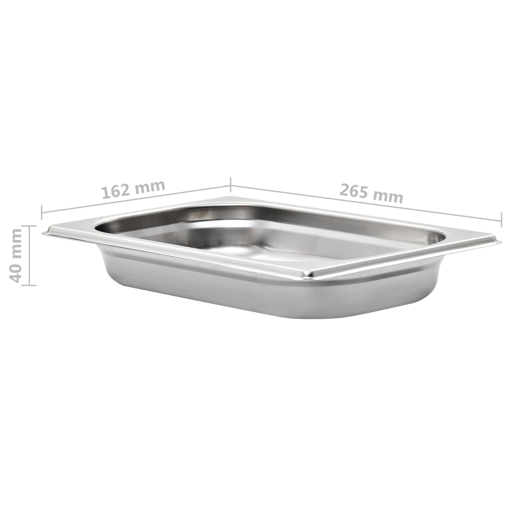 Posude Gastronorm 12 kom GN 1/4 40 mm od nehrđajućeg čelika