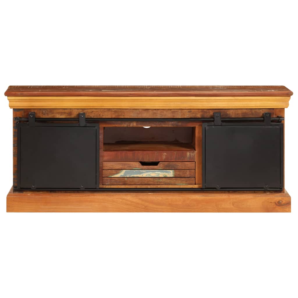 TV ormarić od masivnog obnovljenog drva 110 x 30 x 45 cm