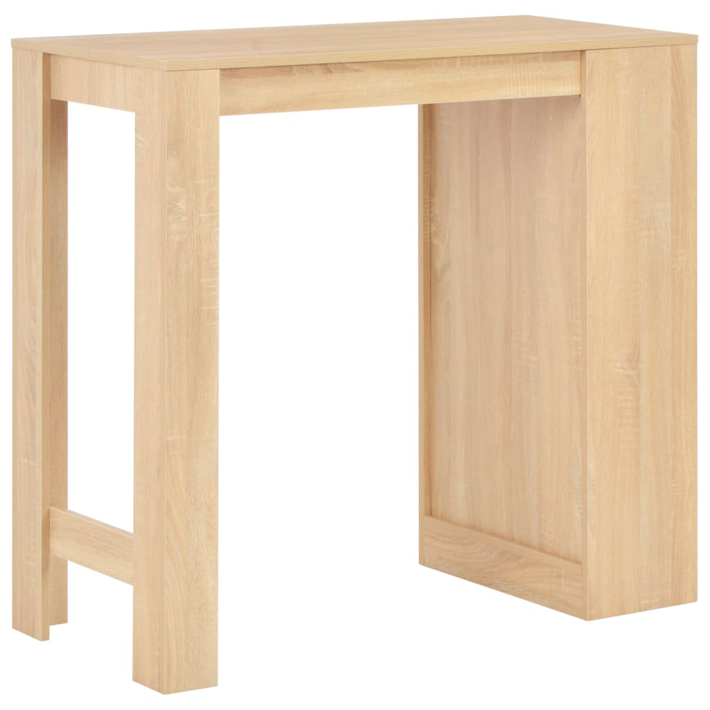 Barski stol s policom boja hrasta 110 x 50 x 103 cm