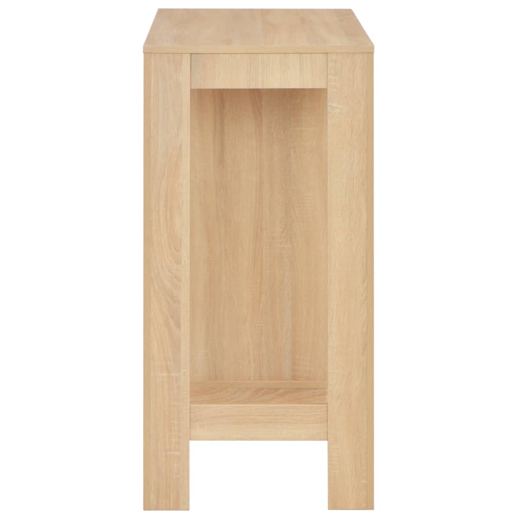 Barski stol s policom boja hrasta 110 x 50 x 103 cm