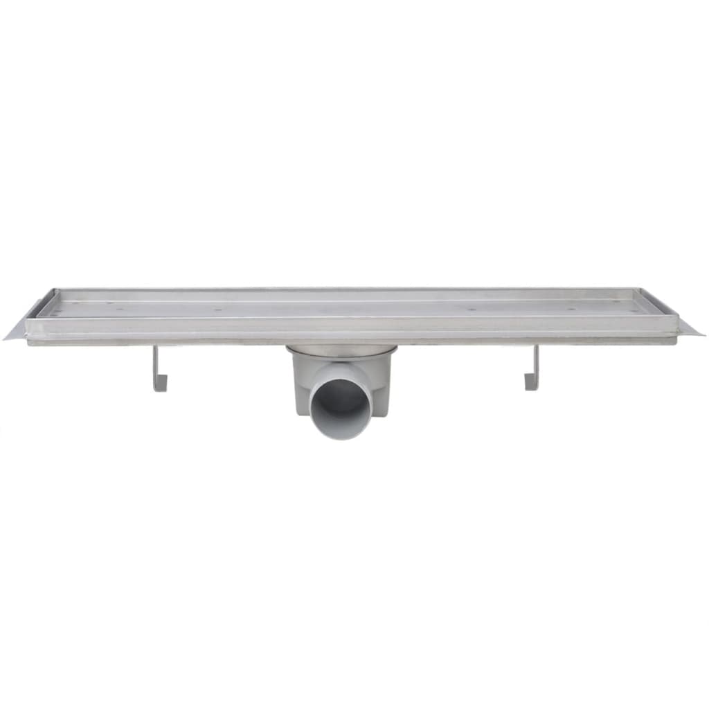 Linearni odvod za tuš 2 kom 530 x 140 mm od nehrđajućeg čelika
