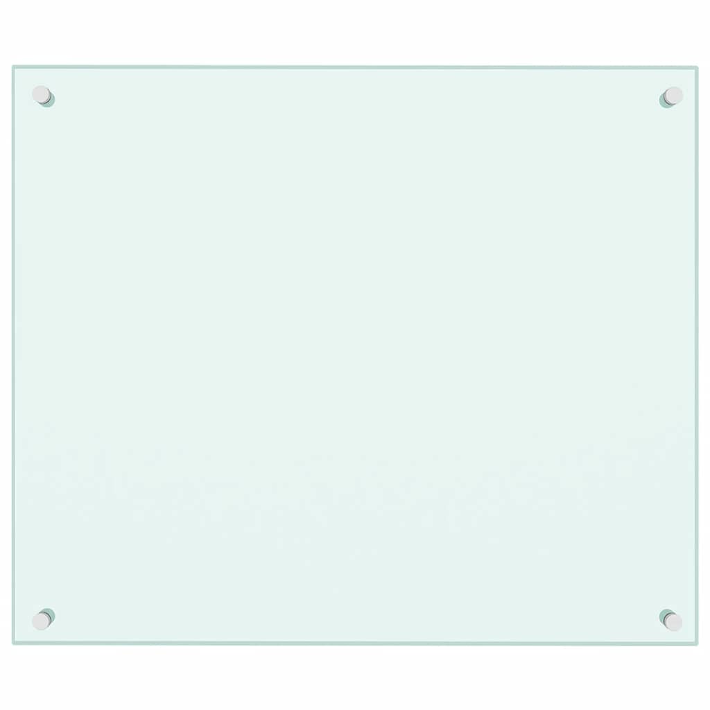 Kuhinjska zaštita od prskanja mliječna 70 x 60 cm kaljeno staklo