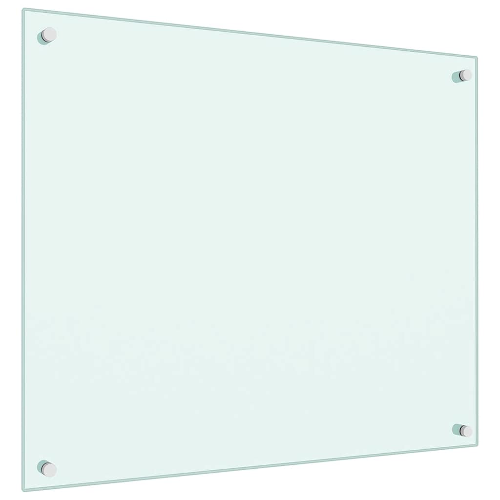 Kuhinjska zaštita od prskanja mliječna 70 x 60 cm kaljeno staklo
