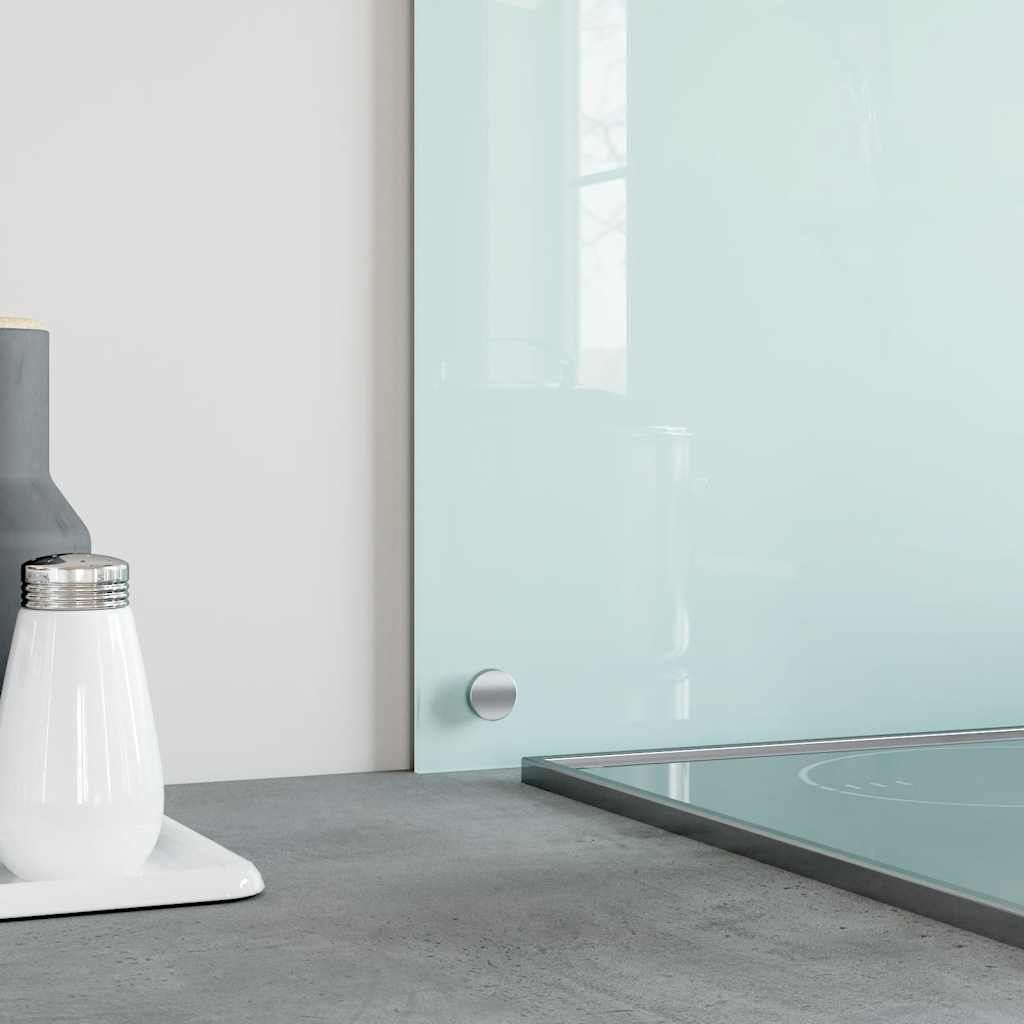 Kuhinjska zaštita od prskanja mliječna 80 x 60 cm kaljeno staklo