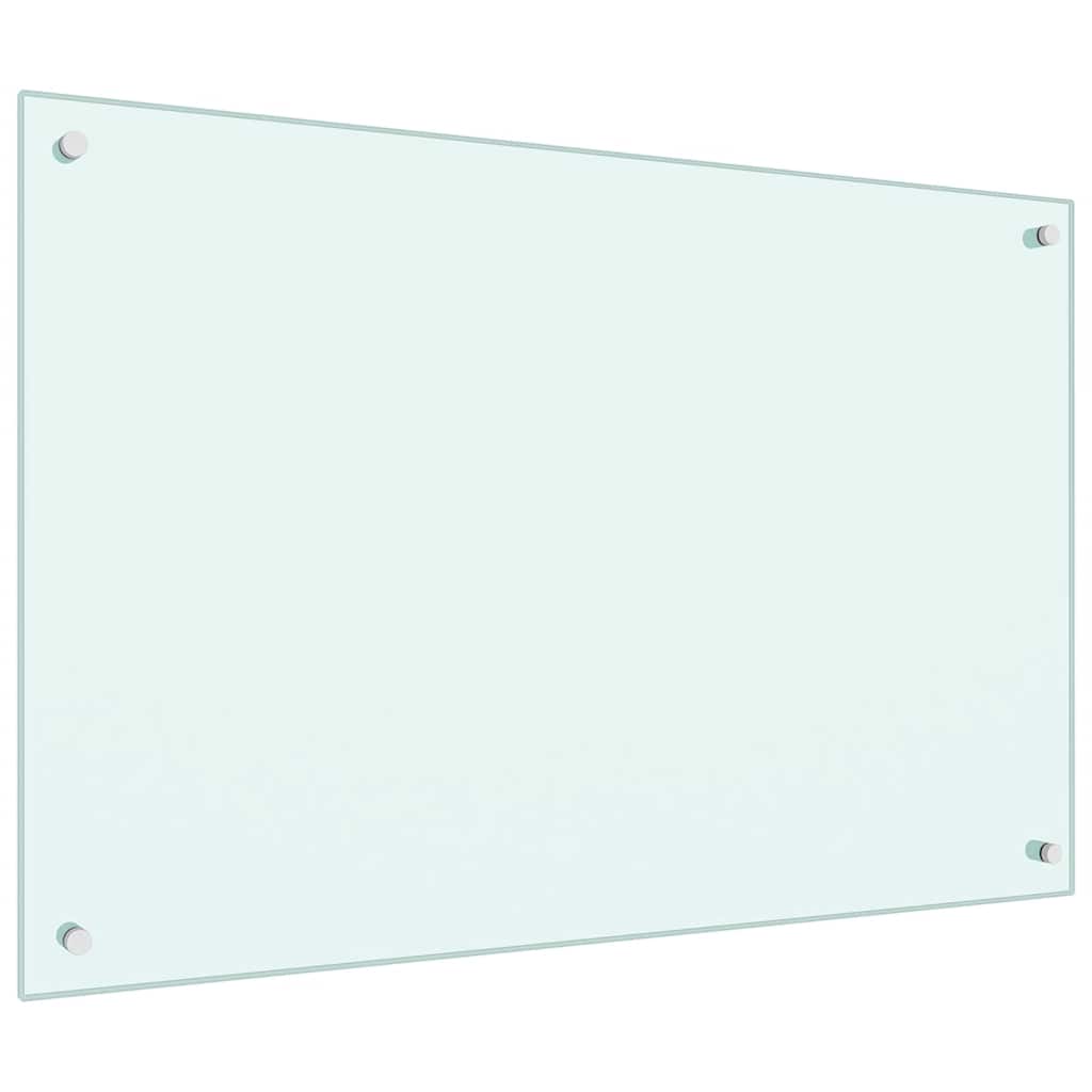 Kuhinjska zaštita od prskanja mliječna 90 x 60 cm kaljeno staklo