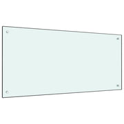 Kuhinjska zaštita od prskanja mliječna 100 x 50 cm kaljeno staklo