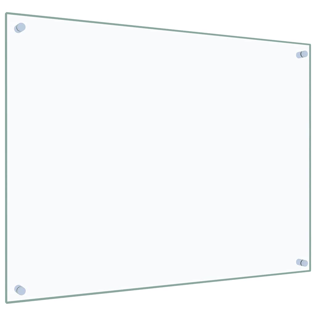 Kuhinjska zaštita od prskanja prozirna 80x60 cm kaljeno staklo