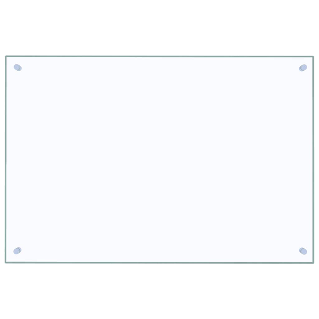 Kuhinjska zaštita od prskanja prozirna 90x60 cm kaljeno staklo