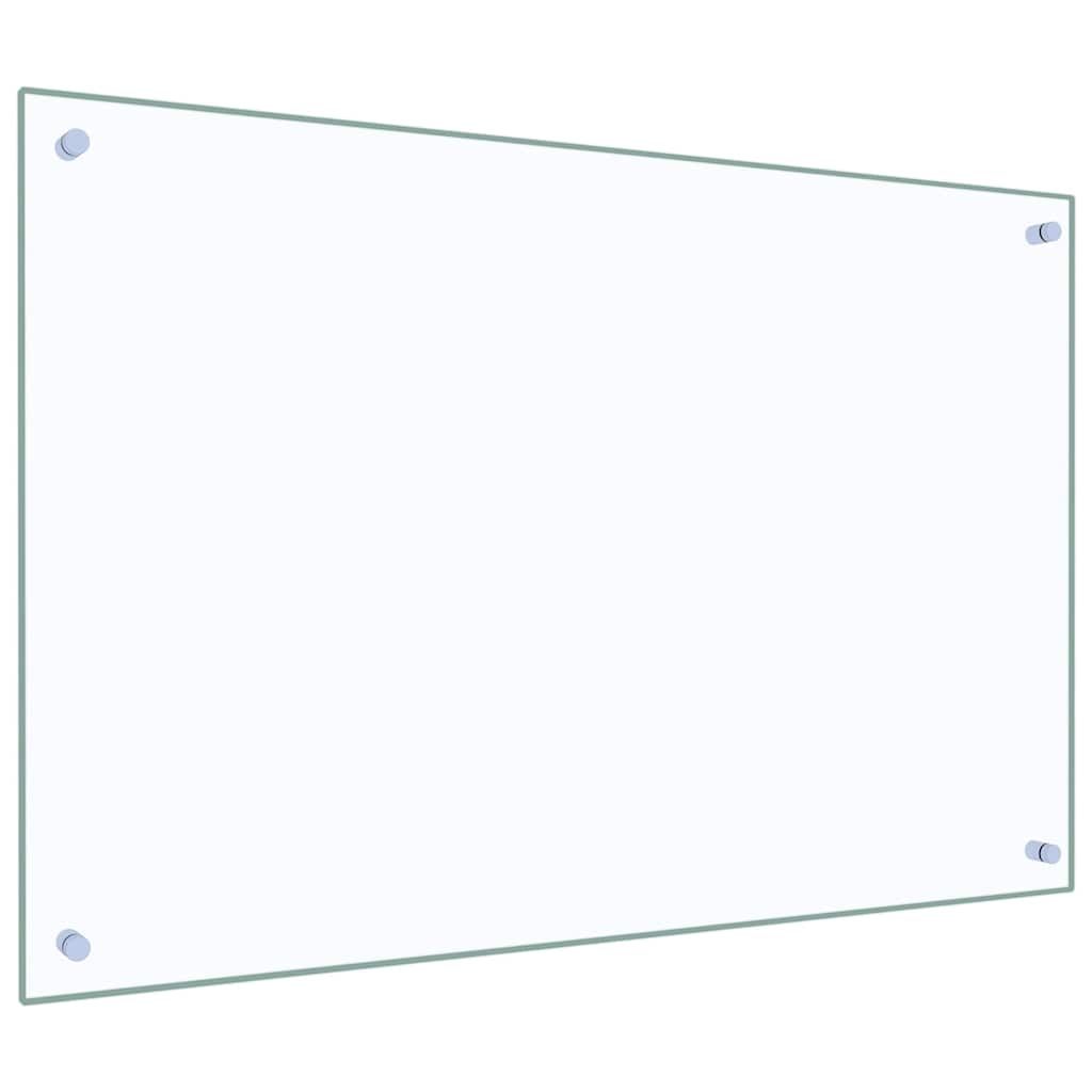 Kuhinjska zaštita od prskanja prozirna 90x60 cm kaljeno staklo
