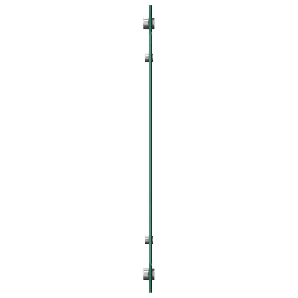 Kuhinjska zaštita od prskanja crna 100 x 40 cm kaljeno staklo