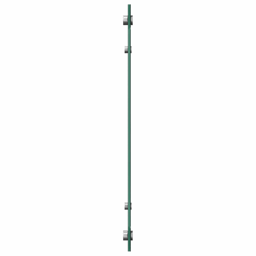 Kuhinjska zaštita od prskanja crna 100 x 50 cm kaljeno staklo
