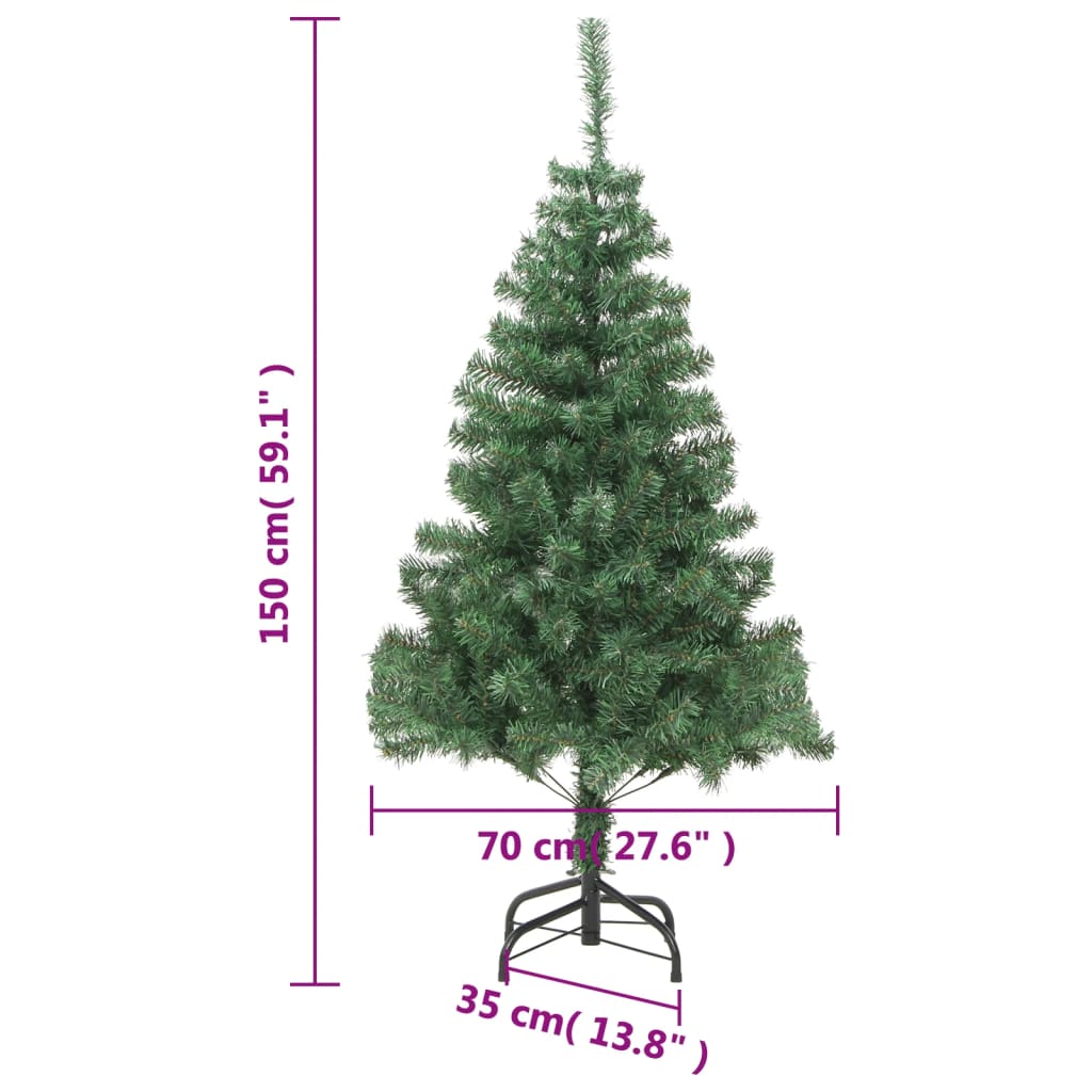 Umjetno božićno drvce sa stalkom 150 cm 380 grana
